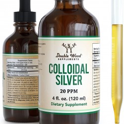 Колоидно сребро 20 PPM x 120 мл Дабъл Ууд | Colloidal Silver 20 PPM x 120 ml Double Wood