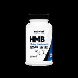Бета-хидрокси-бета-метилбутират x 120 капсули НУТРИКОСТ | HMB Hydroxymethylbutyrate x 120 caps NUTRICOST
