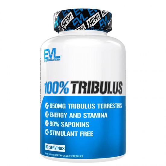 Трибулус терестрис 650 mg x 60 капсули | Tribulus, Evlution Nutrition