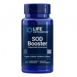 SOD Booster - СУПЕРОКСИД ДИСМУТАЗА (Антиоксидант) 300 mg 30 V капсули Life Extension