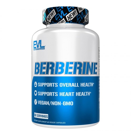 Берберин 500 mg х 60 капсули | Berberine, Evlution Nutrition