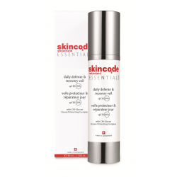 СКИНКОД ЕСЕНШЪЛС Защитен и възстановяващ дневен крем SPF30 50мл | SKINCODE ESSENTIALS Daily defense and recovery veil SPF30 50ml