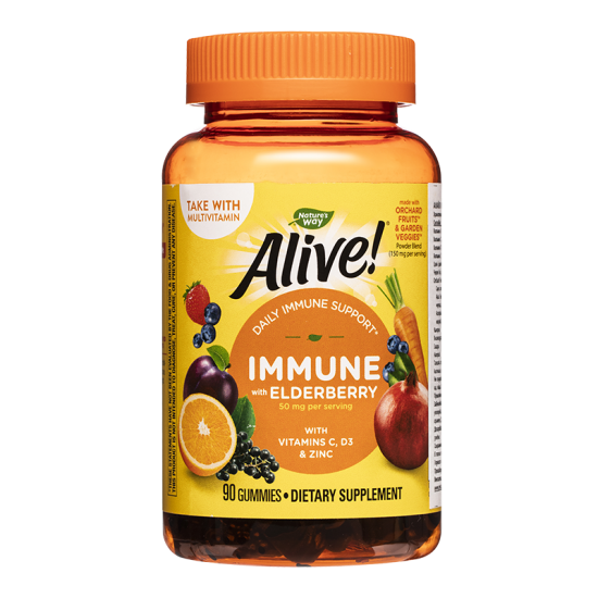 АЛАЙВ Имунна защита 90бр. желирани таблетки НЕЙЧЪР'С УЕЙ | ALIVE Immune gummies 90s NATURE'S WAY