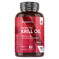 Масло от Антарктически крил 600 mg х 180 софтгел капсули | Antarctic Krill Oil, WeightWorld