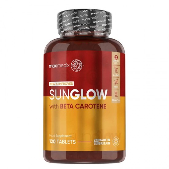 Формула за кожа с бета-каротин х 120 таблетки Уейт Уърлд | Sunglow with Beta Carotene x 120 tabs Weight World 