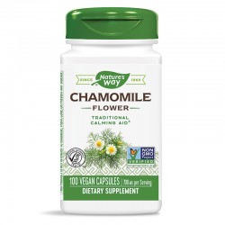 ЛАЙКА (ЦВЯТ) 350мг капсули x 100бр НЕЙЧЪР'С УЕЙ | Chamomile Flower caps x 100 s NATURE'S WAY