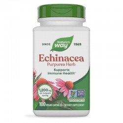 ЕХИНАЦЕЯ 400мг капсули 100бр. НЕЙЧЪР'С УЕЙ | ECHINACEA HERB 400mg veg. caps. 100s NATURE'S WAY