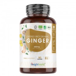 Джинджифил (корен) х 90 капсули | Certified organic Ginger, WeightWorld