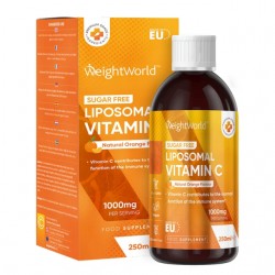 Витамин С (липозомен) 1000 mg x 250 ml, с вкус на портокал | Liposomal Vitamin C, WeightWorld