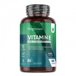 Витамин Е (DL-алфа-токоферил ацетат) 400 IU / 268 mg х 180 софтгел капсули | Vitamin E, WeightWorld