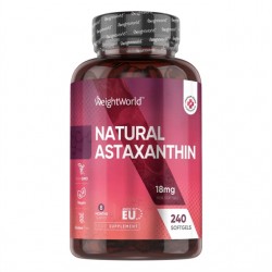 Астаксантин 18 mg х 240 софтгел капсули | Natural Astaxanthin, WeightWorld