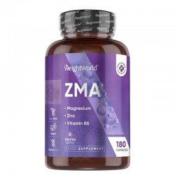 Магнезий + цинк + витамин B6 x 180 капсули | ZMA, WeightWorld