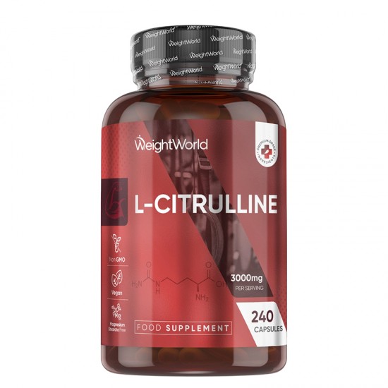 L-Цитрулин 750 mg x 240 капсули | L-Citrulline, WeightWorld