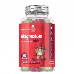 Магнезий (цитрат) Гъми за деца 80 mg x 90 желирани таблетки | Magnesium Gummies for kids, WeightWorld