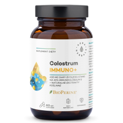 Коластра Имуно + БиоПерин® x 60 капсули Аура Хербалс | Colostrum Immuno + BioPerine® x 60 caps Aura Herbals           