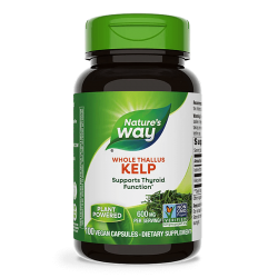 КЕЛП 600мг капсули 100 бр. НЕЙЧЪР‘С УЕЙ | KELP 600mg veg. caps 100s NATURE'S WAY