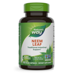 НИЙМ (ЛИСТ) 475мг капсули 100 бр. НЕЙЧЪР‘С УЕЙ | NEEM (LEAF) 475mg veg. caps 100s NATURE'S WAY