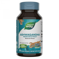 АШВАГАНДА ЕКСТРАКТ 500мг капсули 60 бр. НЕЙЧЪР‘С УЕЙ | ASHWAGANDHA 500mg caps 60s NATURE'S WAY