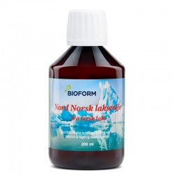 Рибено масло от норвежка сьомга 990 mg x 200 ml | Nord Norsk Lakseolje, Bioform