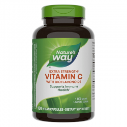 ВИТАМИН Ц 1000мг. + БИОФЛАВОНОИДИ 100бр. вег. капсули НЕЙЧЪР'С УЕЙ | VITAMIN C 500mg + BIOFLAVONOIDS 100s veg caps NATURE'S WAY