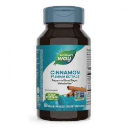КАНЕЛА ЕКСТРАКТ 500мг капсули 60 бр НЕЙЧЪР‘С УЕЙ | CINNAMON 500mg caps 60s NATURE'S WAY