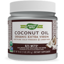 КОКОСОВО МАСЛО ОРГАНИК x 474 мл. НЕЙЧЪР'С УЕЙ | Coconut Oil Organic Extra Virgin x 474 ml NATURE'S WAY