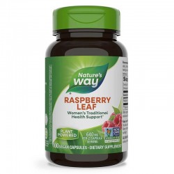 МАЛИНА (ЛИСТ) 450мг капсули 100 бр. НЕЙЧЪР‘С УЕЙ | RED RASPBERRY (LEAF) 450mg veg. caps 100s NATURE'S WAY