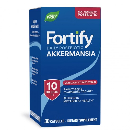 Фортифай Пробиотик Акермансия 10 млрд. активни пробиотици x 30 капсули, Nature's Way