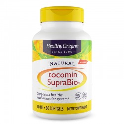 Токомин Супра (Витамин Е + токотриеноли) х 60 софтгел капсули | Tocomin SupraBio, Healthy Origins