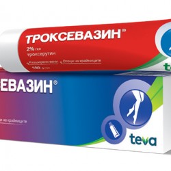 ТРОКСЕВАЗИН 2% гел 100гр. ТЕВА | TROXEVASIN 2% gel 100g TEVA