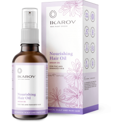 ИКАРОВ Подхранващо масло за коса с АРГАН 100мл | IKAROV Nourishing hair ARGAN oil 100ml