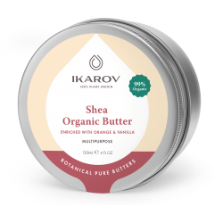 ИКАРОВ Органично масло за тяло от ший - ПОРТОКАЛ И ВАНИЛИЯ 120мл | IKAROV Shea organic butter - ORANGE & VANILLA 120ml