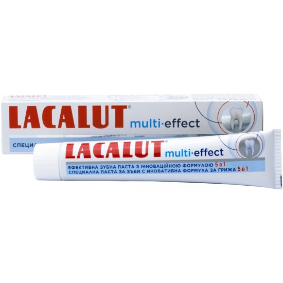 ЛАКАЛУТ Паста за зъби МУЛТИ-ЕФЕКТ 75мл | LACALUT Toothpaste MULTI-EFFECT 75ml 