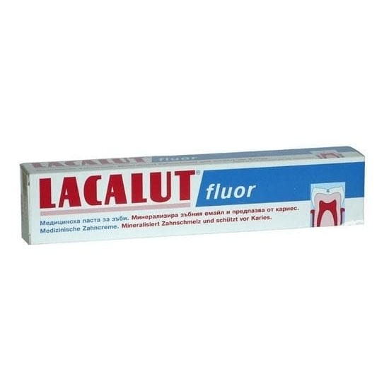 ЛАКАЛУТ Паста за зъби ФЛУОР 75мл | LACALUT Toothpaste FLUOR 75ml 
