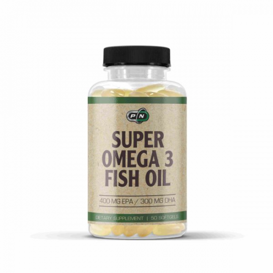 РИБЕНО МАСЛО 400ЕPА / 300DHA 50 капсули ПЮР НУТРИШЪН | FISH OIL 400EPA / 300 DHA 50 softgels PURE NUTRITION