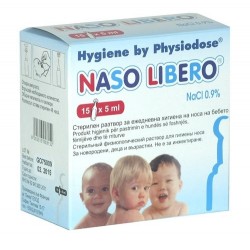 Физиологичен разтвор монодози x 5мл 18бр, 100бр НАЗО ЛИБЕРО | NASO LIBERO monodoses x 5ml 15s