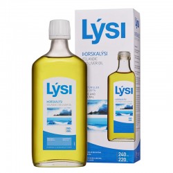 Омега-3 2160 mg (масло от черен дроб на исландска риба треска) х 240 ml Луси | Icelandic Cod Liver Oil x 240 ml Lýsi