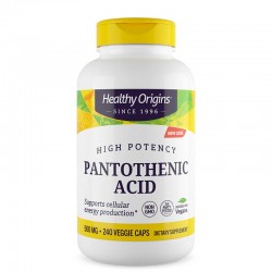 Пантотенова киселина 500 mg x 240 капсули | Pantothenic Acid High Potency, Healthy Origins