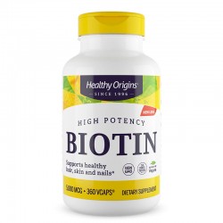 Биотин 5000 μg x 360 капсули | Biotin, Healthy Origins