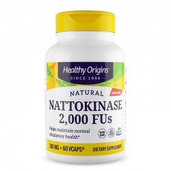Натокиназа 100 mg /2000 FU х 60 капсули | Nattokinase, Healthy Origins
