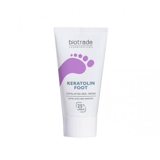КЕРАТОЛИН ФУТ екфолиращ крем за пети 25% 50мл БИОТРЕЙД | KERATOLIN FOOT exfolating cream 25% 50ml BIOTRADE