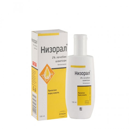 НИЗОРАЛ 2% лечебен шампоан при пърхот 100мл. | NIZORAL 2% shampoo 100ml
