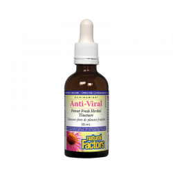 АНТИ-ВИРАЛ тинктура 50мл НАТУРАЛ ФАКТОРС | ANTI-VIRAL tinct. 50ml NATURAL FACTORS
