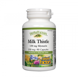 МЛЕЧЕН БОДИЛ ( БЯЛ ТРЪН ) 250мг 90 капсули НАТУРАЛ ФАКТОРС | MILK THISTLE 250mg 90 caps NATURAL FACTORS