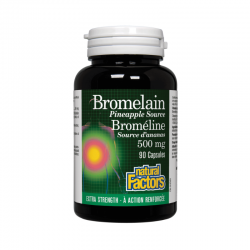 БРОМЕЛАИН 500мг капсули 90бр НАТУРАЛ ФАКТОРС | BROMELAIN 500mg caps. 90s NATURAL FACTORS
