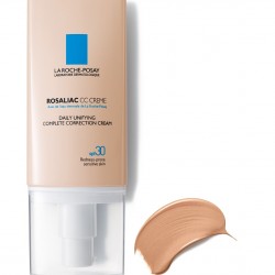 РОЗАЛИАК СС Слънцезащитен оцветен изравняващ тена крем SPF30 50мл | LA ROCHE-POSAY ROSALIAC CC Daily Unifying complete correction cream (universal) SPF30 50ml