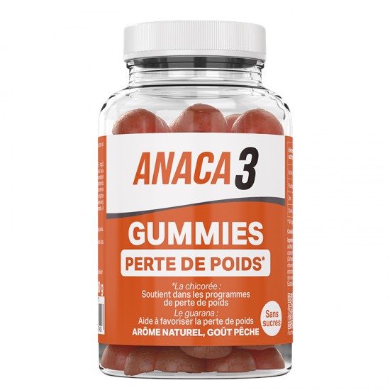 Формула за оптимално телесно тегло х 60 желирани таблетки Анака3 | Gummies Perte de Poids x 60 tabs Anaca3