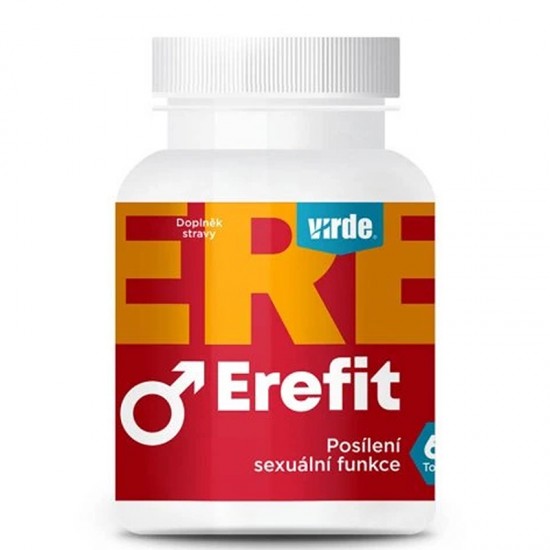 Ерефит (с L-аргинин, трибулус терестрис и мака) x 60 капсули | Erefit, Virde