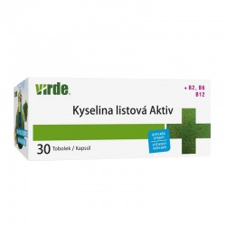 Фолиева киселина Актив с витамин B2, B6 и B12 x 30 капсули | Kyselina listova Aktiv, Virde