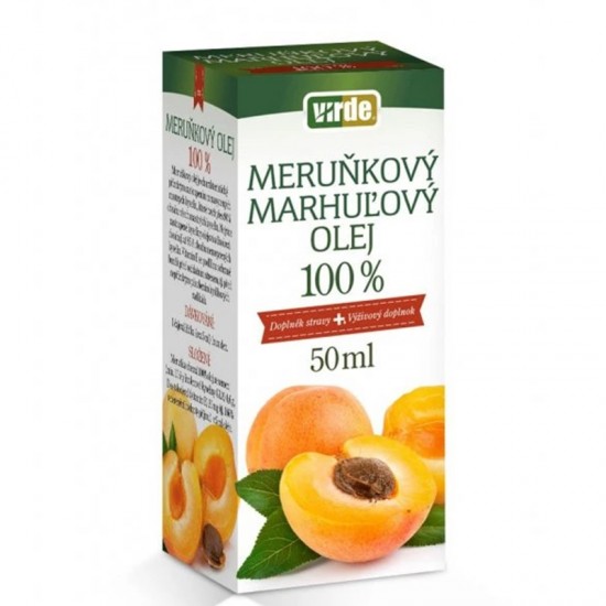Масло от кайсиеви ядки + витамин Е x 50 ml | Meruňkový Olej, Virde